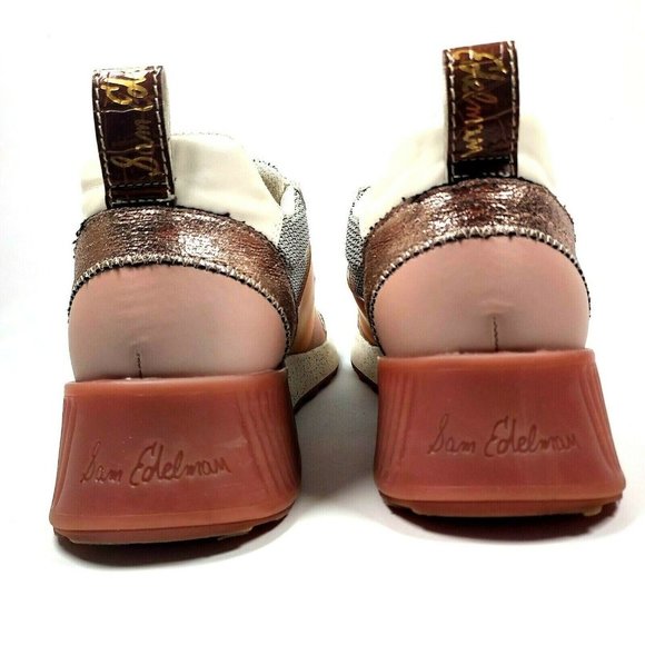 Sam Edelman Darsie Jogger Womens 9.5M Low Top Platform Chunky Sneakers Rose - Picture 9 of 11